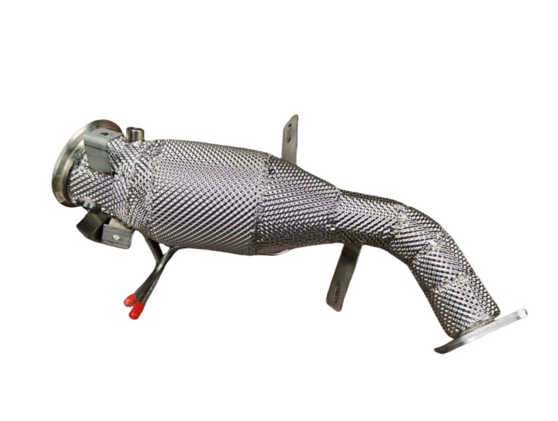 High Flow Stainless Steel Heat Insulation Exhaust Head Section For Cadillac CT4 CT5