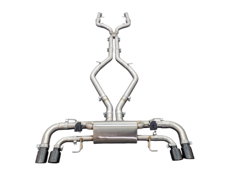 Valved CatBack Exhaust System for Alfa Romeo Giulia GTAM Stelvio Quadrifoglio 2.9T V6 Turbo