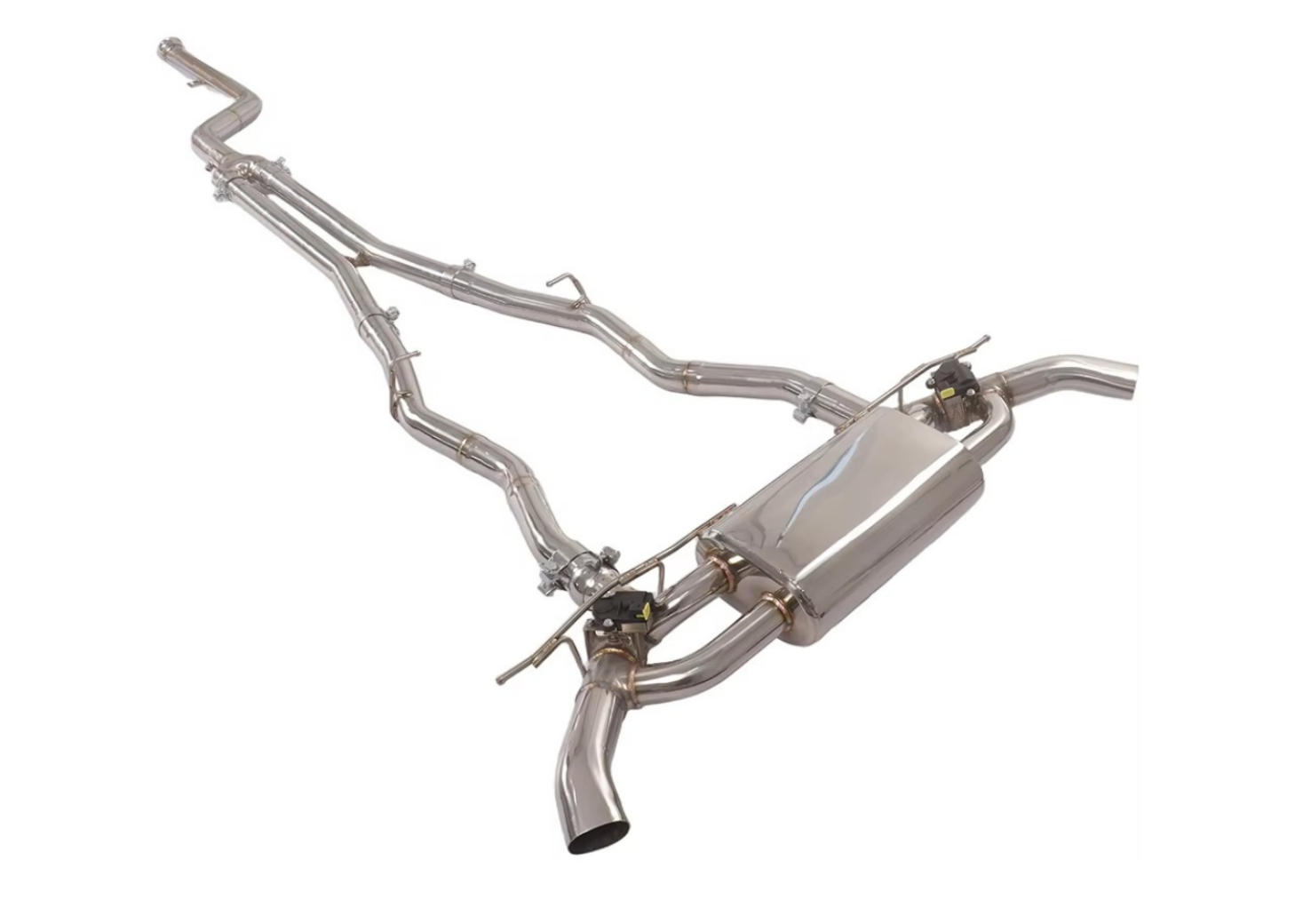 304 Stainless Steel Valved Catback Exhaust System Fit BMW G16 840i 3.0T Turbo Performance Exhaust Pipe