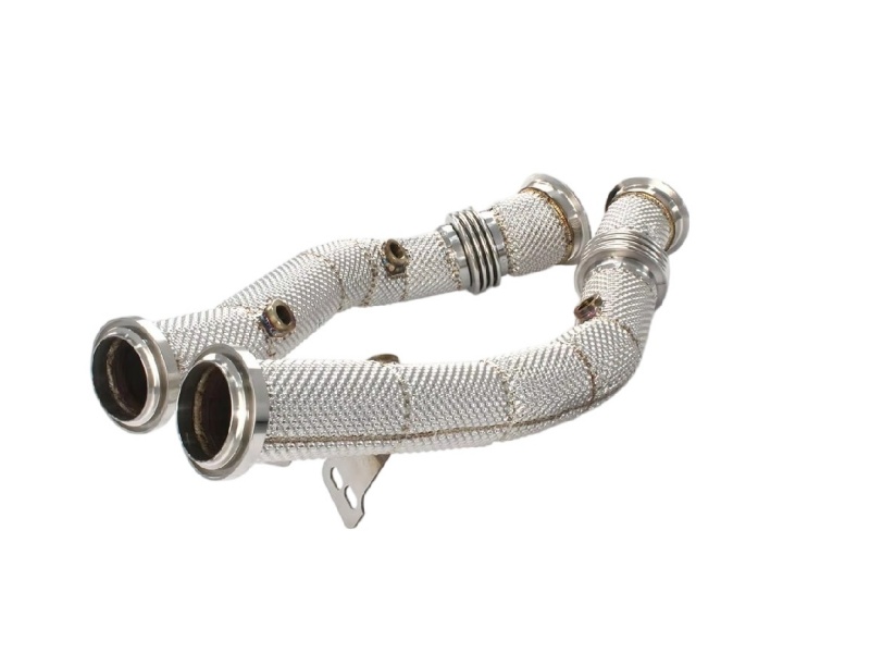 M276 Engine Test Pipe Exhaust System, High Flow Exhaust Pipes for Mercedes Benz W205 C43 C400 C450 E43 E400 E450 SL400 3.0T